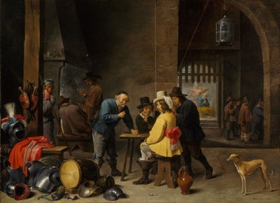 聖ペテロの救出を伴う警備室、1645-47年 作： David Teniers the Younger